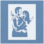 Load image into Gallery viewer, Banksy Mobile Lovers Stencil
