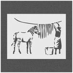 Load image into Gallery viewer, Banksy Washing Zebra Stripes