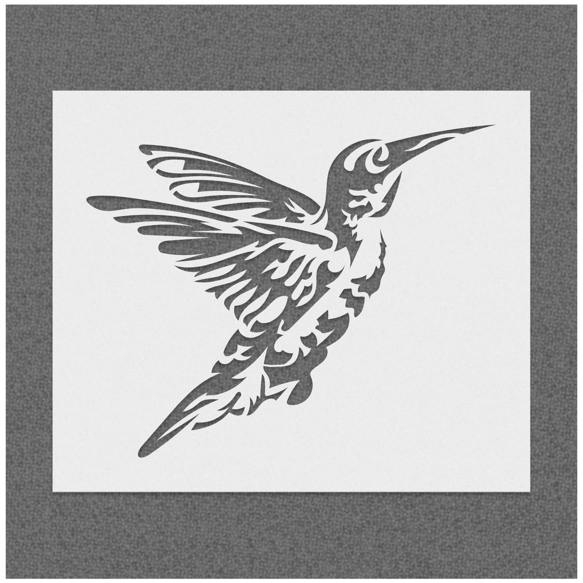 Flying Hummingbird Stencil Stencilmonkey Stencil Monkey