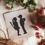 Load image into Gallery viewer, Boy Meets Girl Stencil