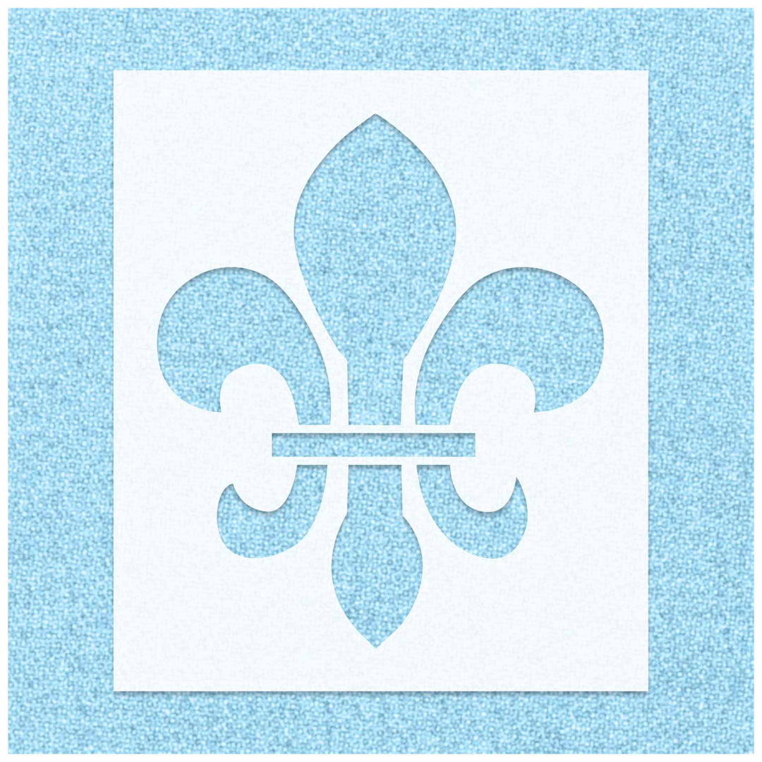 Simple Fleur De Lis Stencil
