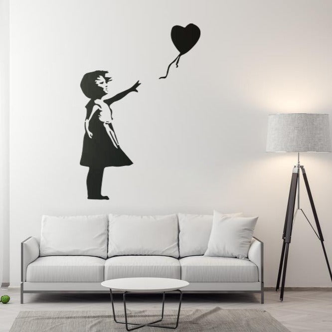Banksy Art Girl with Ballon