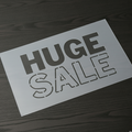 HUGE SALE Promotional Stencil
