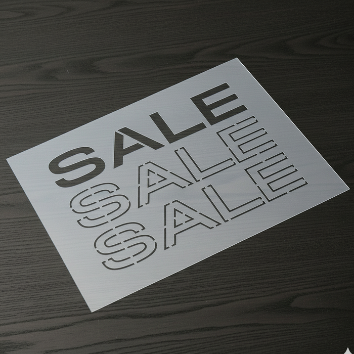 SALE Promotional Stencil