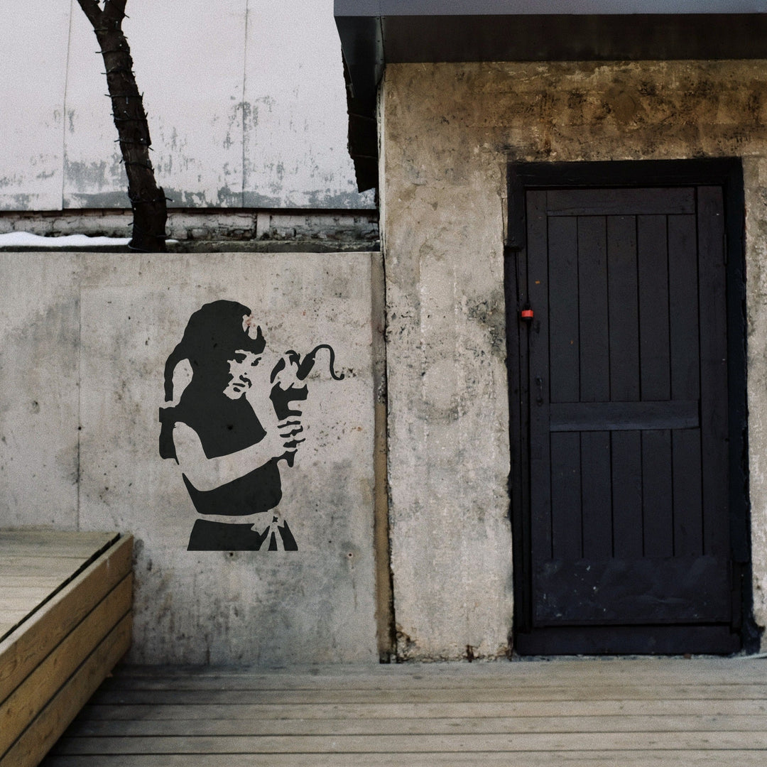 Banksy Stencil Graffiti Banksy Stencil Graffiti