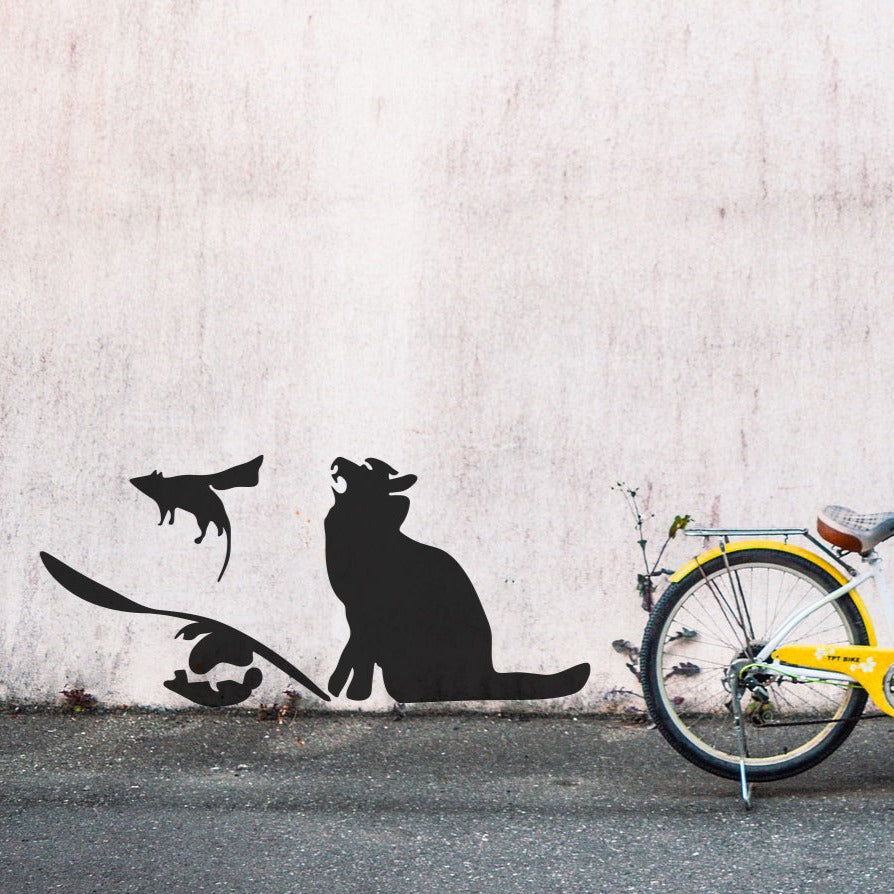 Banksy Ratapult Stencils