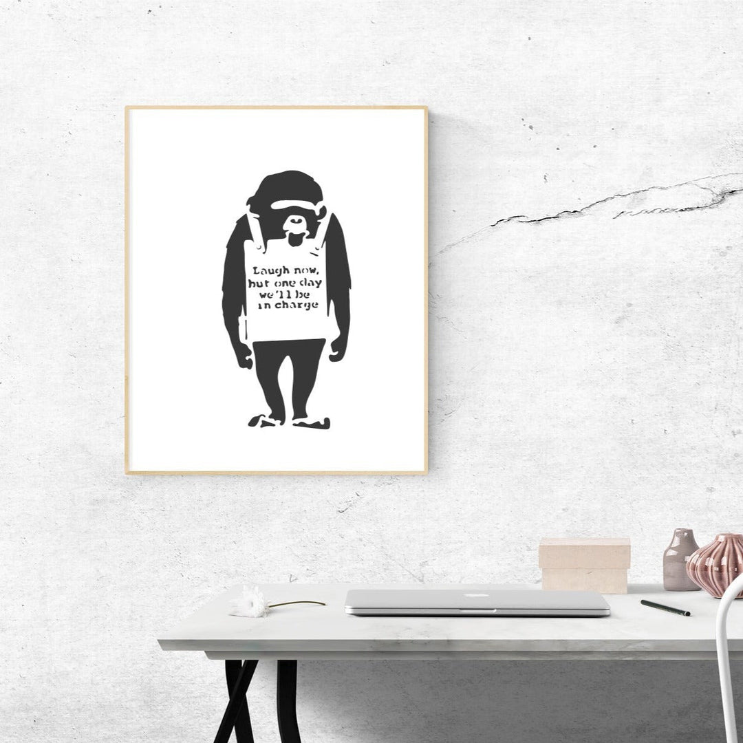 Banksy Monkey Art