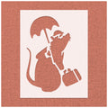 Banksy Rat Umbrella Stencil