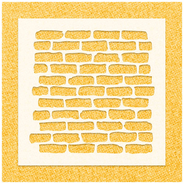 Bricks Wall Pattern Stencil