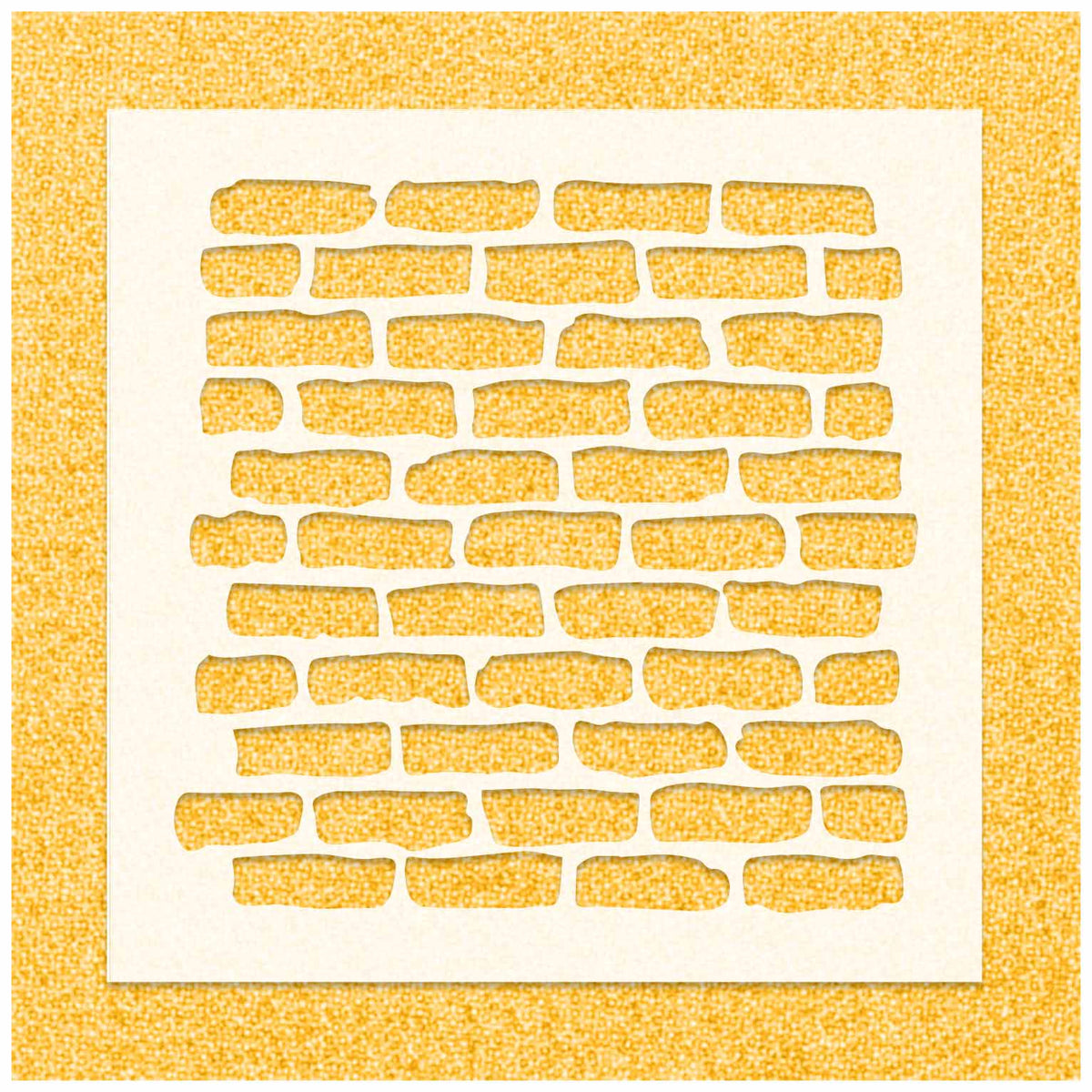 Bricks Wall Pattern Stencil