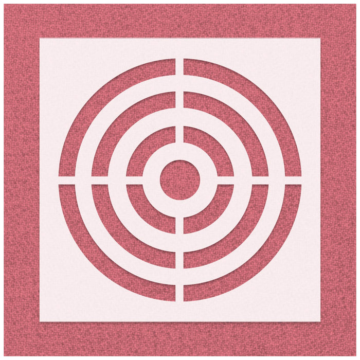Bullseye Stencil