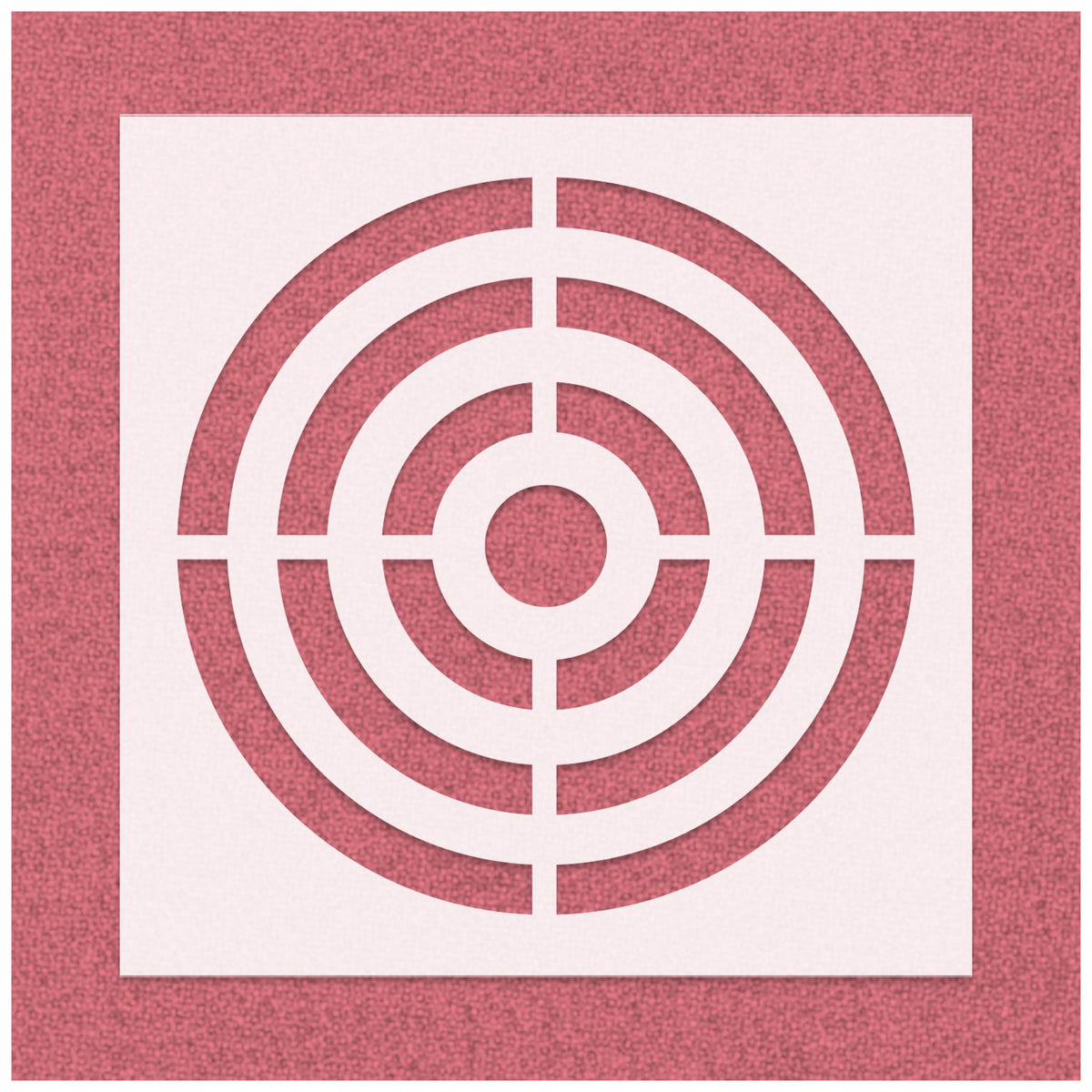 Bullseye Stencil