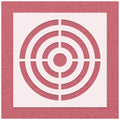 Bullseye Stencil