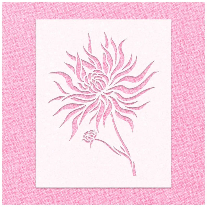 Chrysanthemum Stencil
