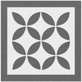 Circular Leaf Geometrical Pattern Stencil