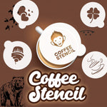 Load image into Gallery viewer, Custom Coffee Stencils
