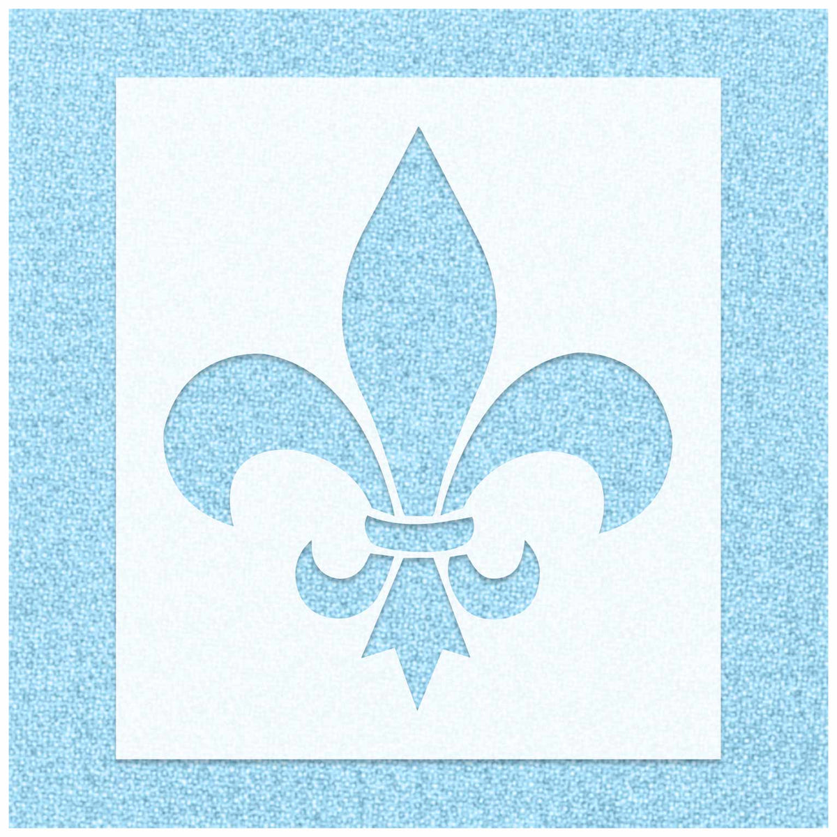Fleur De Lis Sign Stencil