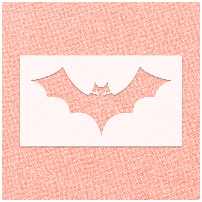 Flying Bat Stencil