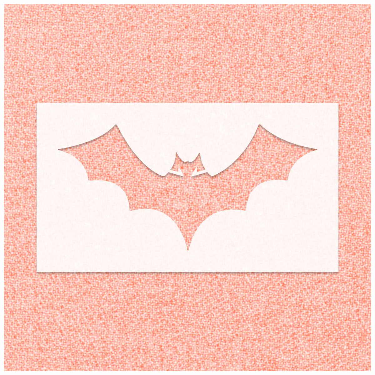 Flying Bat Stencil