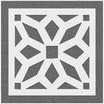 Geometrical Pattern Diamond Shape Stencil