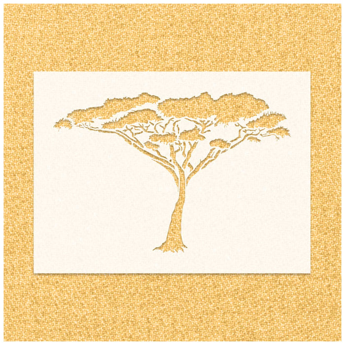 Acacia Tree Stencil
