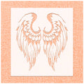 Angel Wings Detailed Stencil