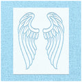 Angel Wings Outline Stencil