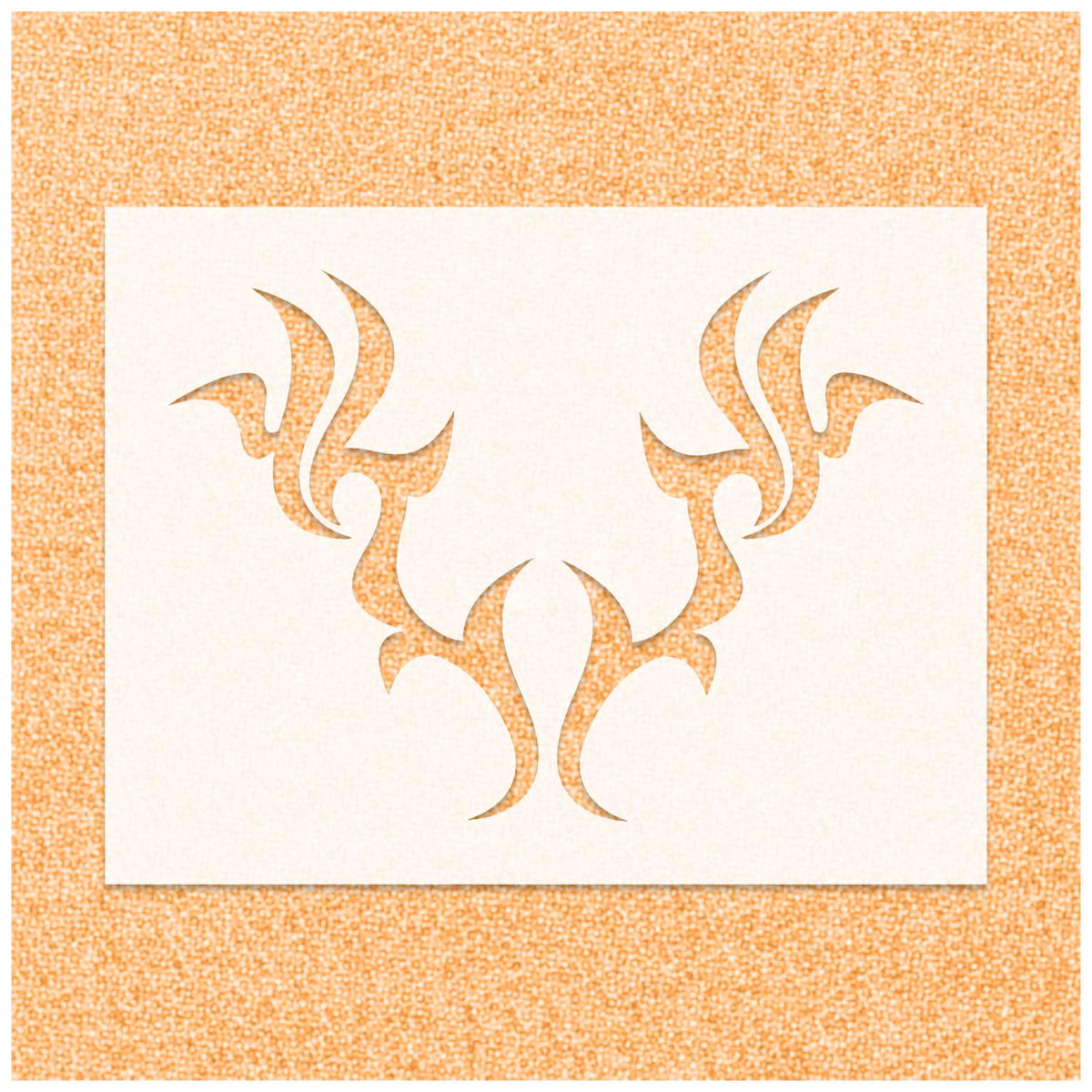 Antlers Horn Stencil