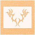 Antlers Horn Stencil