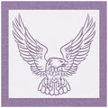 Bald Eagle Spread Wings Stencil