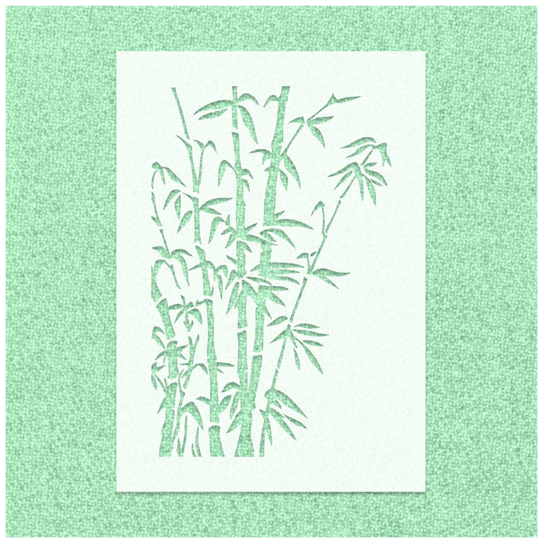 Bambus Tree Stencil