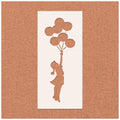 Banksy Girl with Balloons Stencil