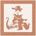 Banksy Music Rat Stencil