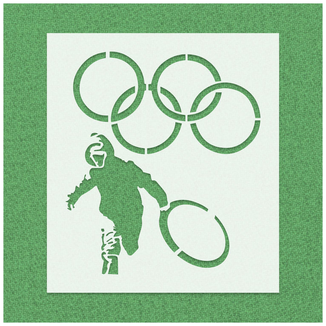 Banksy Olympic Rings