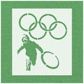 Banksy Olympic Rings Stencil