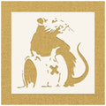 Banksy Toxic Rat Stencil