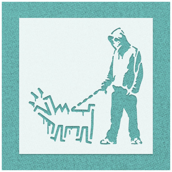 banksy-walking-keith-haring-