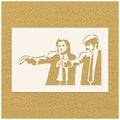 Banksy Pulp Fiction Stencil