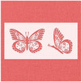 Butterfly Couple Stencil