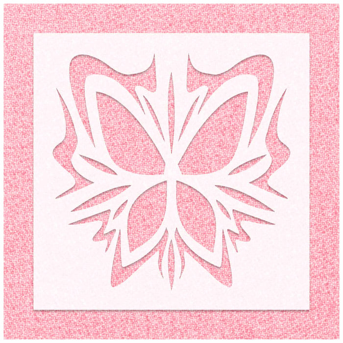 Butterfly Tribal Wings Stencil