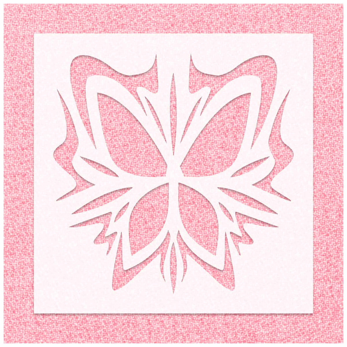 Butterfly Tribal Wings Stencil
