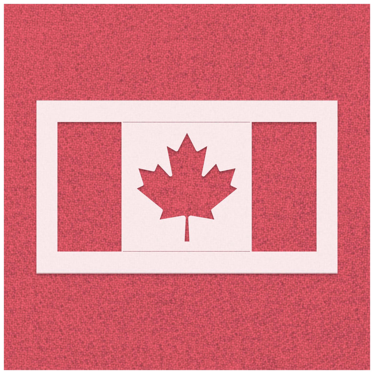 Canadian Flag Stencil