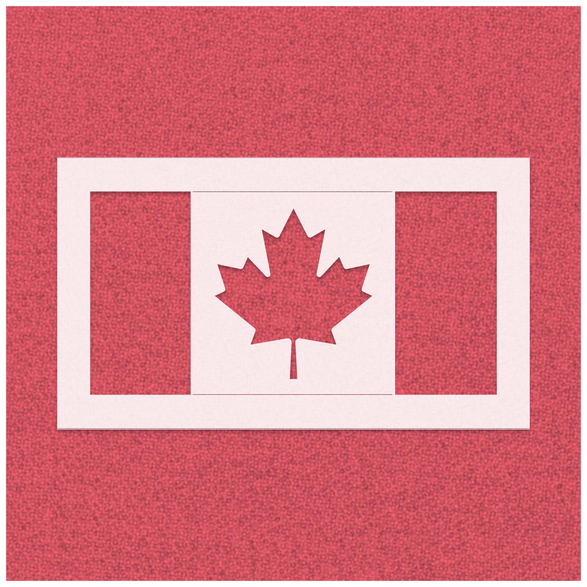 Canadian Flag Stencil | Stencilmonkey