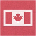 Canadian Flag Stencil