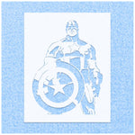 Captain America Standing with Shield