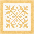 Castle Tile Pattern Stencil
