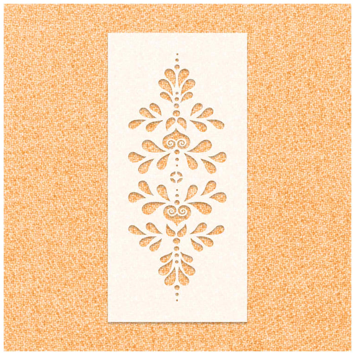 Decorative Floral Pattern Stencil