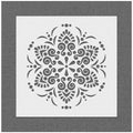 Detailed Mandala Pattern Stencil