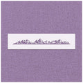 Detailed Snowy Mountain Range Stencil