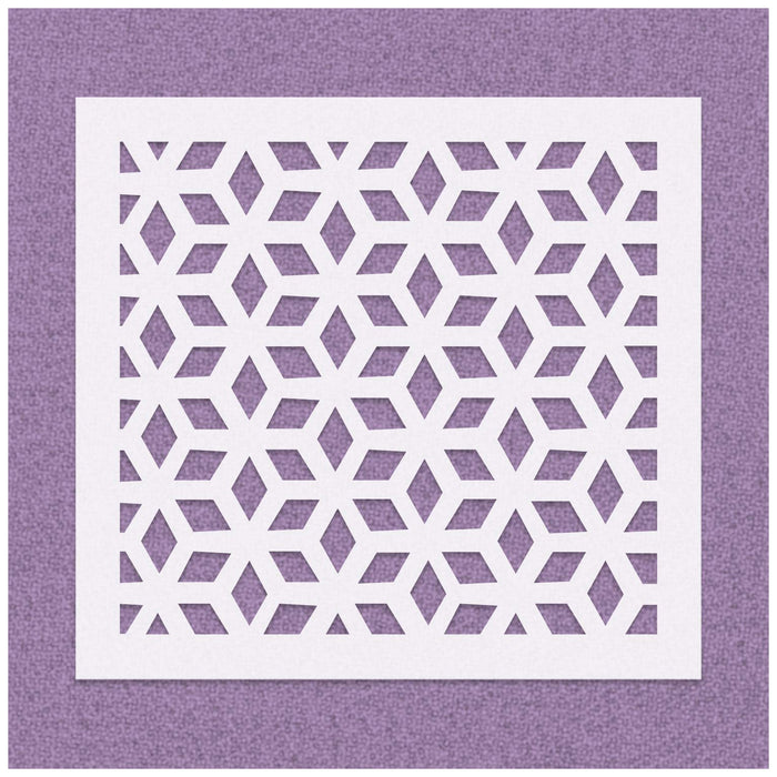 Diamond Shape Pattern Stencil